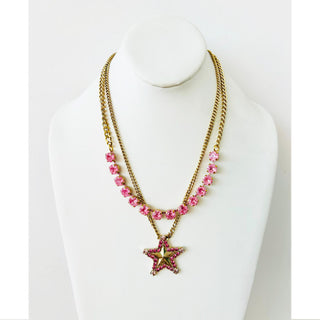 Layered Star Pink