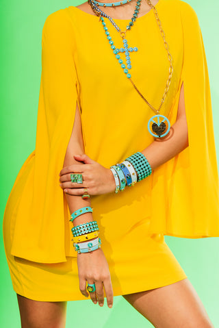 Ziva Collar in Turquoise