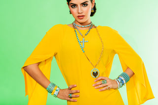 Ziva Collar in Turquoise