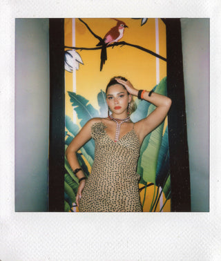 Nora Earring in Flamingo Mix