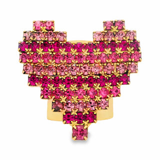 Candy Heart Ring in Pinkle
