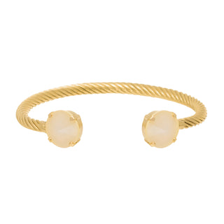 Charlotte Cuff in Round in Ultra White Opal - Various