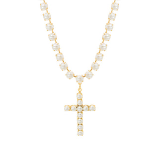 Mini Donatella Necklace in Pearls