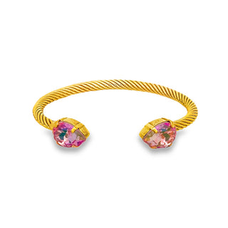 Charlotte Cuff in Pear in Light Rose Glimmer