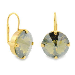 Caitlin Round Earrings in Fairy Dust
