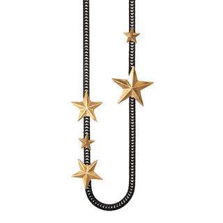 Oklahoma City Stars Necklace in Smutt / Gold Stars