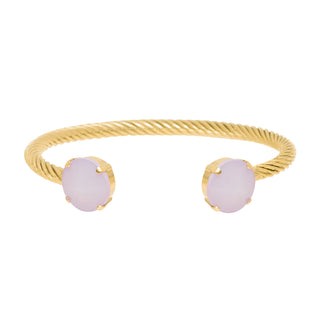Charlotte Cuff in Round in Ultra White Opal - Various