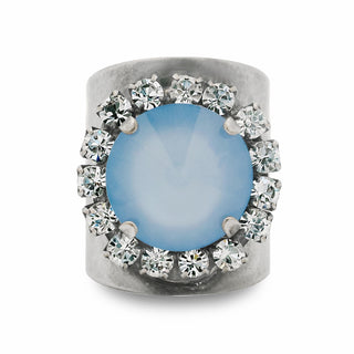 Jacci Ring in Antique Silver / Fairy Dust