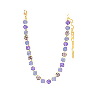 The Sofia Necklace in Michaelmas Daisy Fairy (PURPLE MIX)