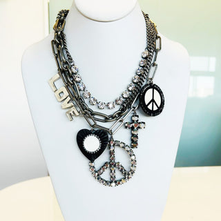 Joaquina Necklace in Antique Silver