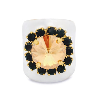 Jacci Rings in Enamel Midnight Express