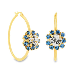 Mini Bianca Hoops in Fairy Dust