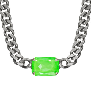 Darcy Necklace in Antique Silver / Electrics