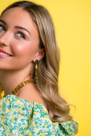 Lucia Earrings in Watermelon