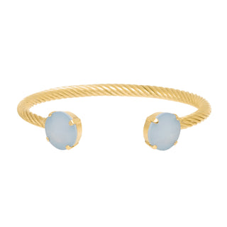 Charlotte Cuff in Round in Ultra White Opal - Various
