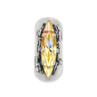 Navi Ring in Antique Silver / Fairy Dust