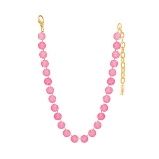 Sofia Necklace in Ultra Fuchsia White Opal