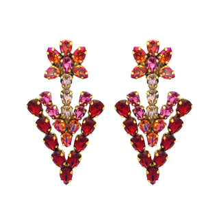 Arrow and Flower Earrings
