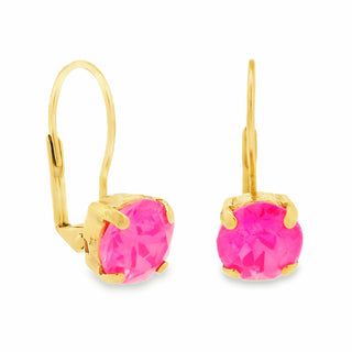Oakland Hook Earrings in Electric Pink Ignite Frost