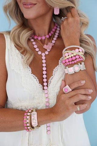 L.A. Necklace in Ultra White Opal