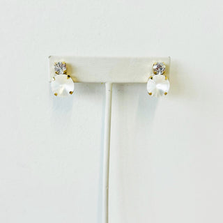 Baby Maegan Earrings in White (Copy)