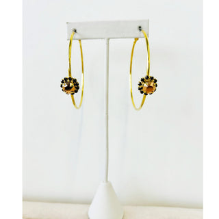 Bianca Hoops in Rose Gold