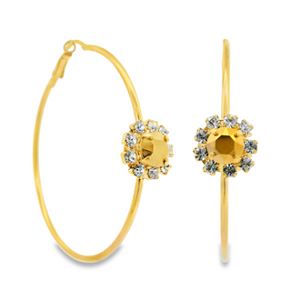 Bianca Hoops in Aurum