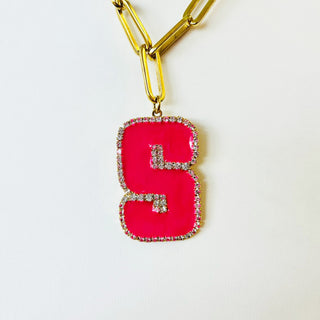 Bougie Monogram Necklace Letter "S"