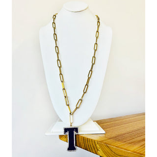 Bougie Monogram Necklace Letter "T"