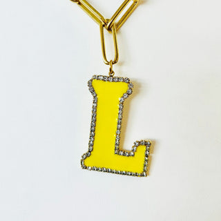 Bougie Monogram Necklace Letter "L"