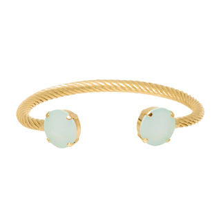 Charlotte Cuff in Round in Ultra White Opal - Various