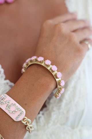 Love ID Bracelet in Enamel / Fairy Dust