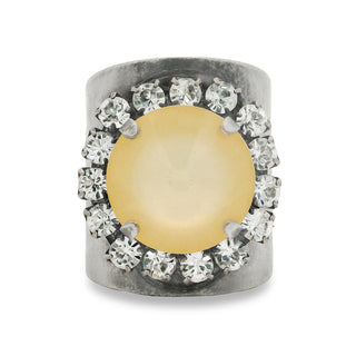 Jacci Ring in Antique Silver / Fairy Dust