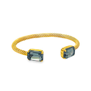 Charlotte Cuff in Rectangle in Black Diamond