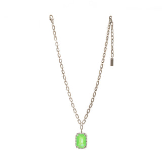 Mini Soleil Necklace in Antique Silver