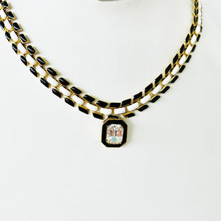 Dakota Dream Necklace in Black & White