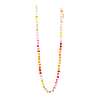 Celia Necklace in Red Rosies Cowboy Fairy