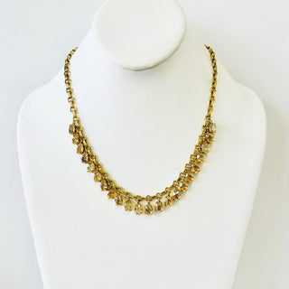 Delaney Necklace in Golden Shadow