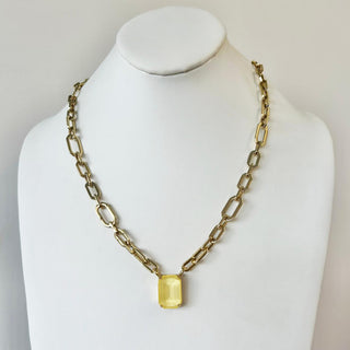 Dereka Necklace in Ultra Canary