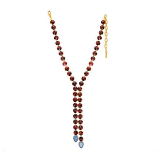 Split Necklace in Chocolate