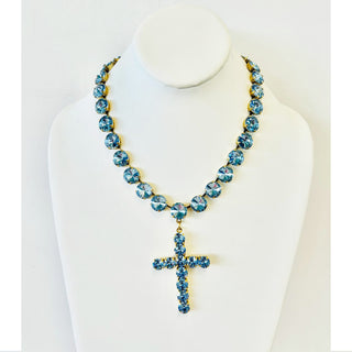 Donatella Necklace in Blue