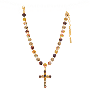 Donatella Necklace in Browns