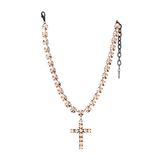 Donatella Necklace in Smutt / Rose Gold
