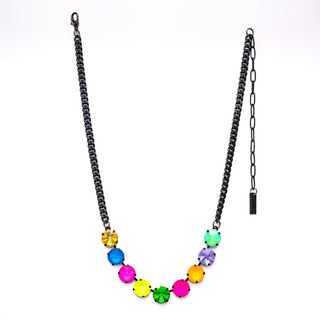 Collier Mini Sofia en arc-en-ciel pastèque