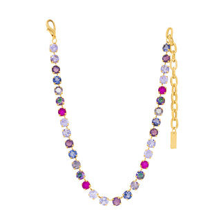Oakland Necklace in Purple Posie