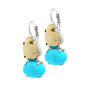 Ally Drop Earring in Turquoise