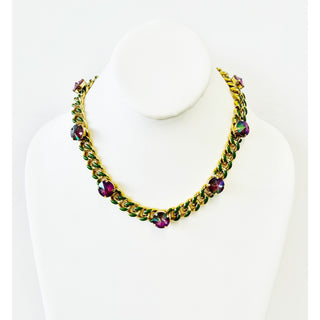 Galileu Necklace in Green / Ultra Orchid Ignite