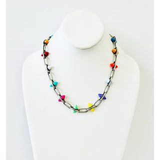 Ivey Necklace in Antique Silver