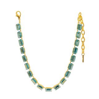 Jabari Necklace in Aquamarine Champagne