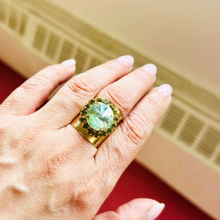 Jacci Ring in Chrysolite